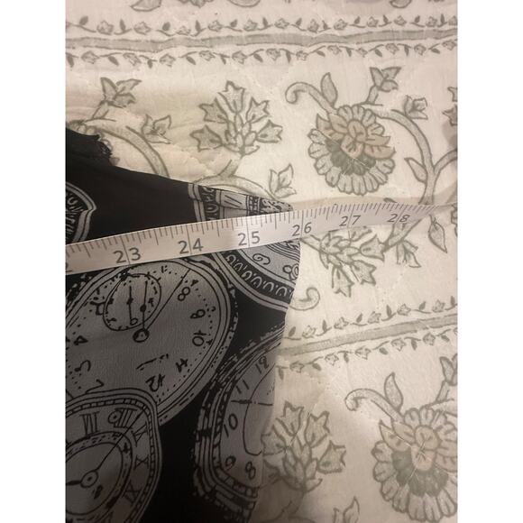 Tripp NYC Size 4X Plus 22 24 Clocks Black Lace Steampunk Dress Goth Whimsygoth - Picture 6 of 10